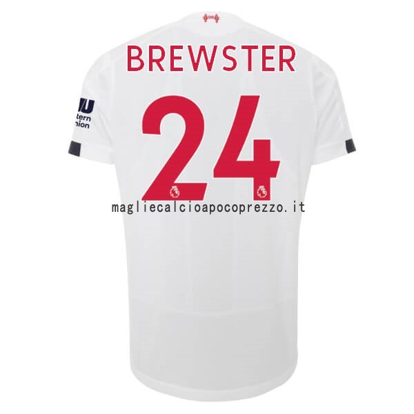 NO.24 Brewster Seconda Maglia Liverpool 2019 2020 Bianco