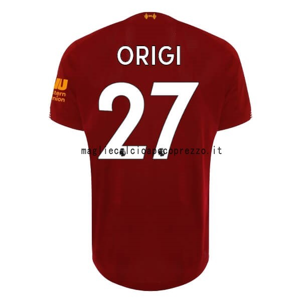 NO.27 Origi Prima Maglia Liverpool 2019 2020 Rosso
