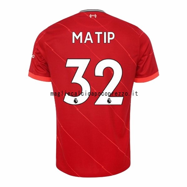 NO.32 Matip Prima Maglia Liverpool 2021 2022 Rosso
