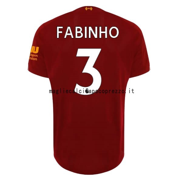 NO.3 Fabinho Prima Maglia Liverpool 2019 2020 Rosso