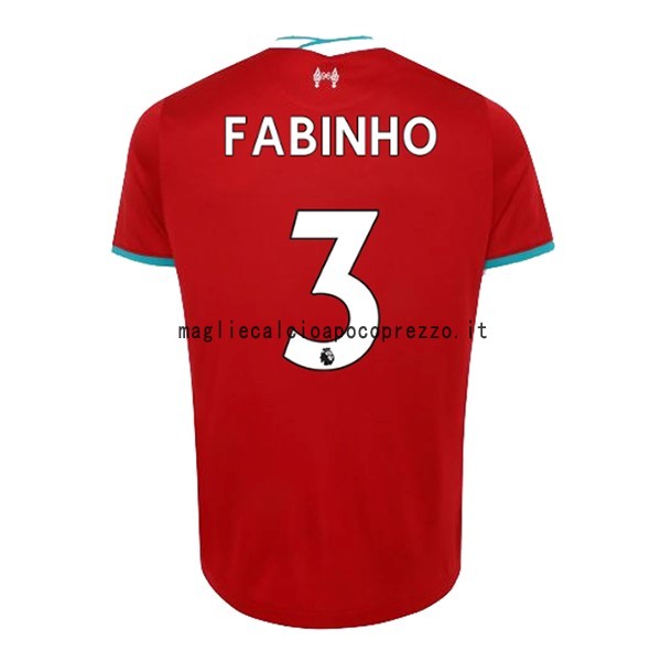 NO.3 Fabinho Prima Maglia Liverpool 2020 2021 Rosso