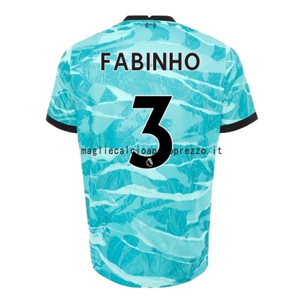 NO.3 Fabinho Seconda Maglia Liverpool 2020 2021 Blu