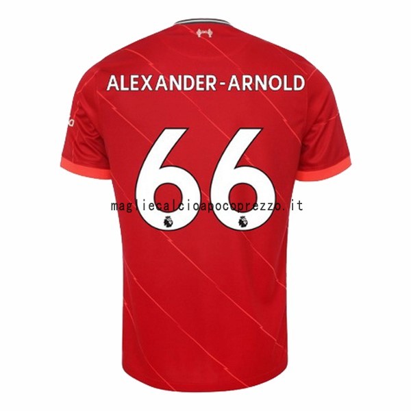 NO.66 Arnold Prima Maglia Liverpool 2021 2022 Rosso