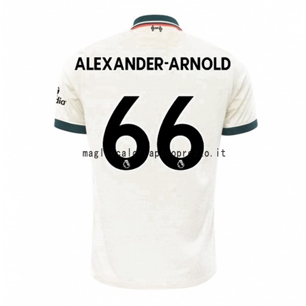 NO.66 Arnold Seconda Maglia Liverpool 2021 2022 Bianco
