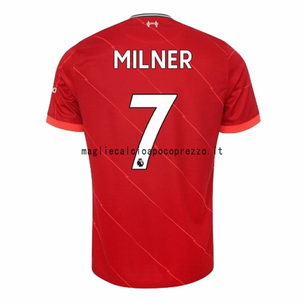 NO.7 Milner Prima Maglia Liverpool 2021 2022 Rosso