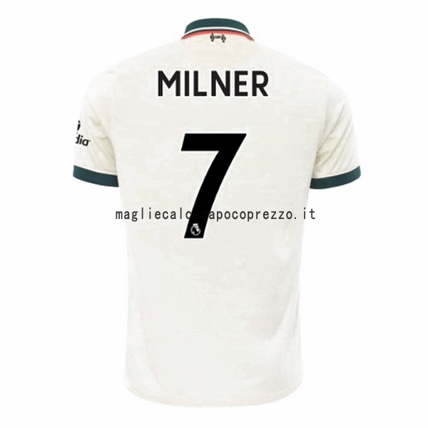 NO.7 Milner Seconda Maglia Liverpool 2021 2022 Bianco