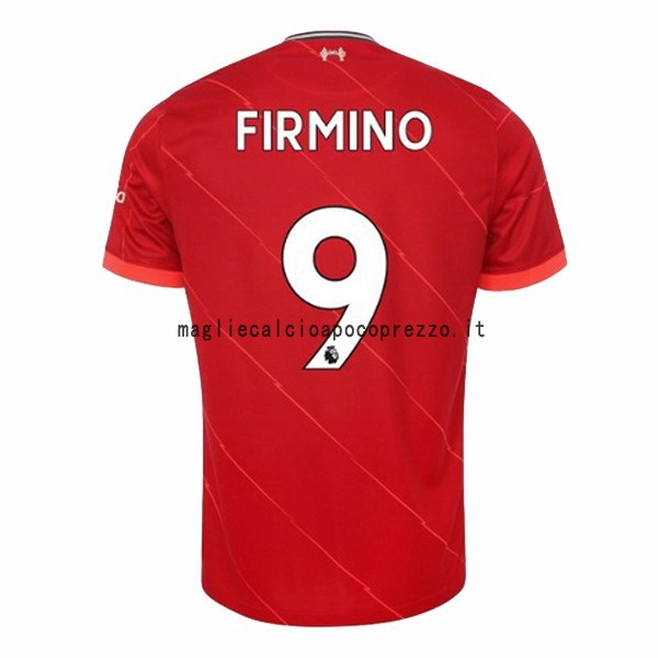 NO.9 Firmino Prima Maglia Liverpool 2021 2022 Rosso