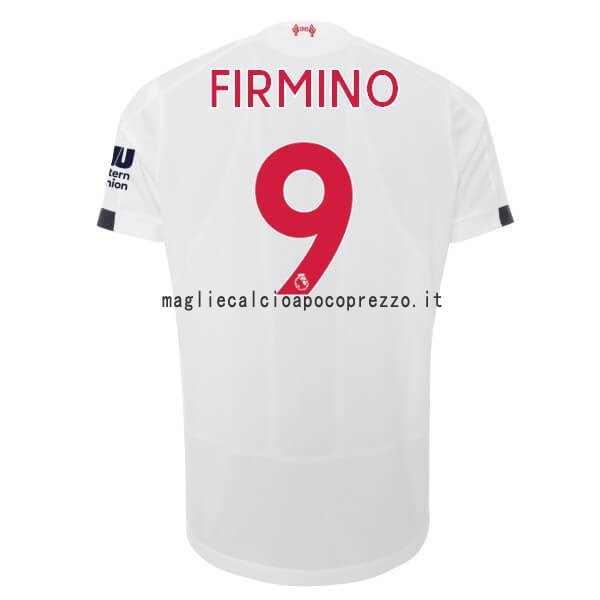 NO.9 Firmino Seconda Maglia Liverpool 2019 2020 Bianco