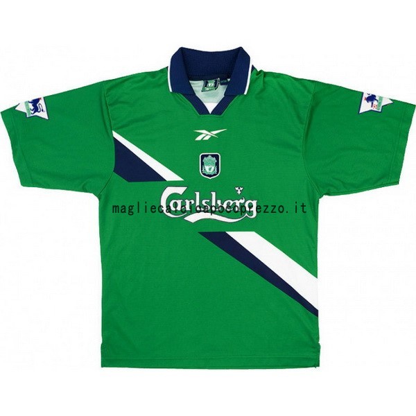 Seconda Maglia Liverpool Retro 1999 2000 Verde