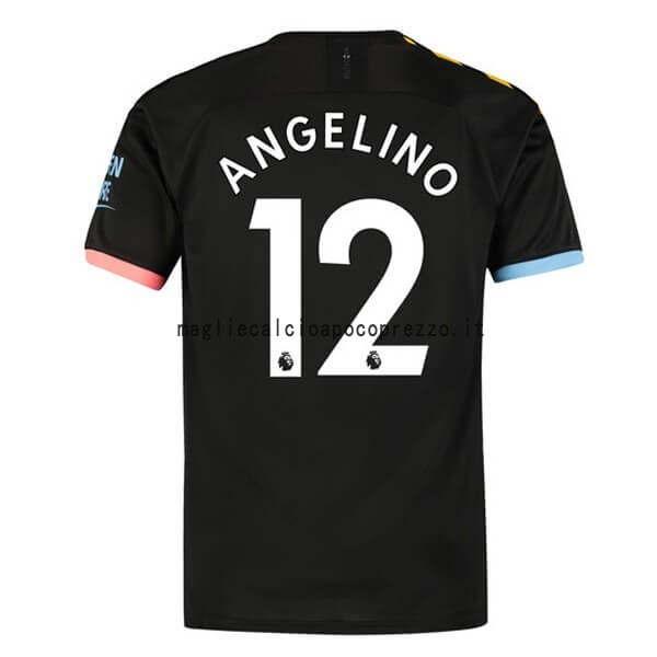 NO.12 Angelino Seconda Maglia Manchester City 2019 2020 Nero