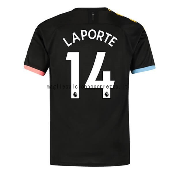 NO.14 Laporte Seconda Maglia Manchester City 2019 2020 Nero