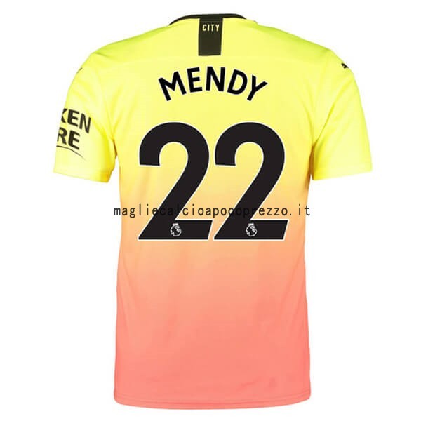 NO.22 Mendy Terza Maglia Manchester City 2019 2020 Arancione