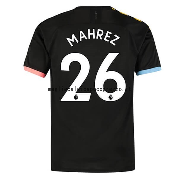 NO.26 Mahrez Seconda Maglia Manchester City 2019 2020 Nero