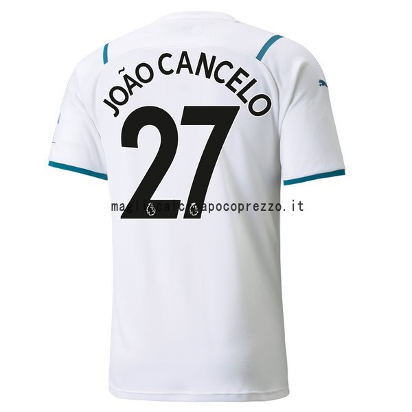 NO.27 Cancelo Seconda Maglia Manchester City 2021 2022 Bianco
