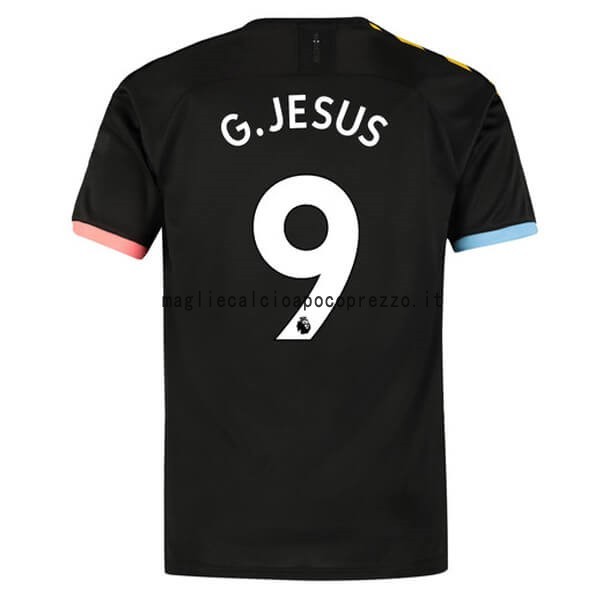 NO.9 G.Jesus Seconda Maglia Manchester City 2019 2020 Nero