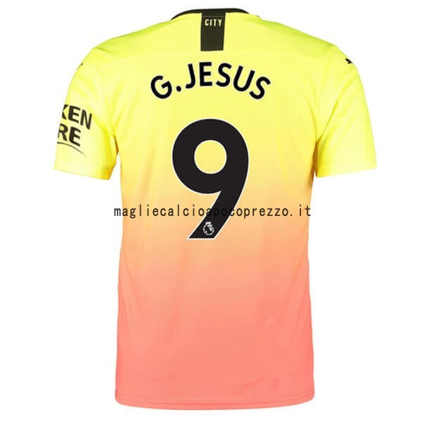 NO.9 G.Jesus Terza Maglia Manchester City 2019 2020 Arancione