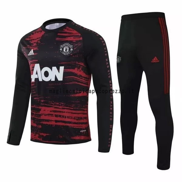 Giacca Manchester United 2020 2021 Nero Rosso Navy