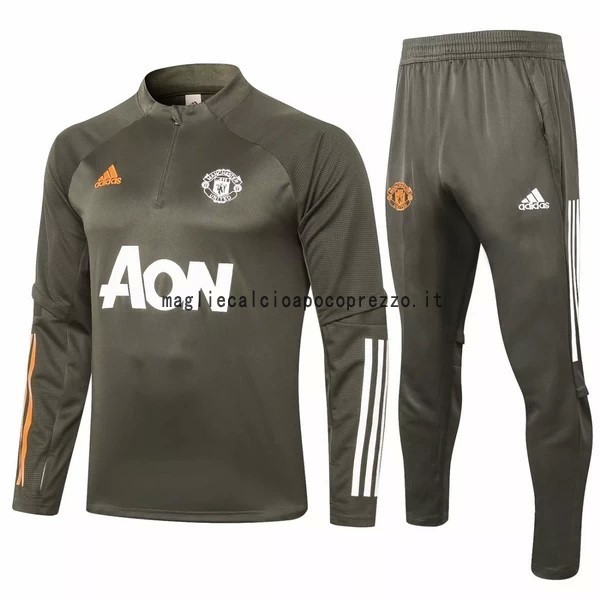 Giacca Manchester United 2020 2021 Verde Navy
