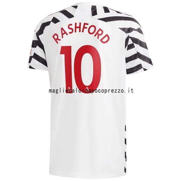 NO.10 Rashford Terza Maglia Manchester United 2020 2021 Bianco