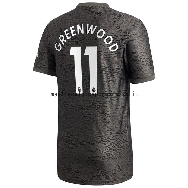 NO.11 Greenwood Seconda Maglia Manchester United 2020 2021 Nero