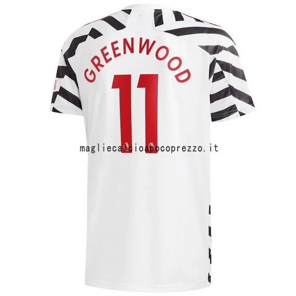 NO.11 Greenwood Terza Maglia Manchester United 2020 2021 Bianco
