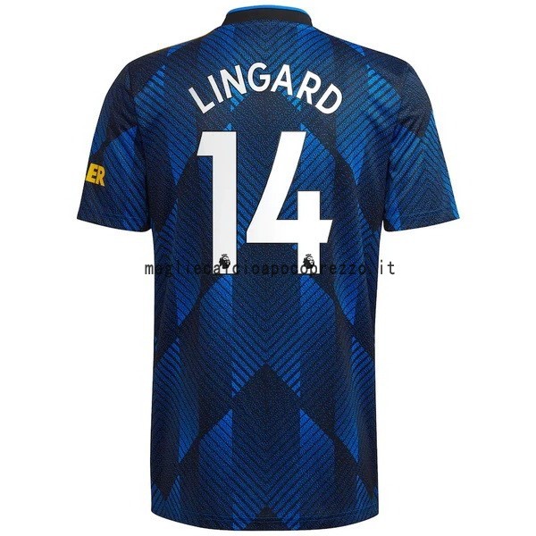 NO.14 Lingard Terza Maglia Manchester United 2021 2022 Blu
