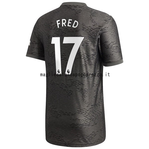 NO.17 Fred Seconda Maglia Manchester United 2020 2021 Nero