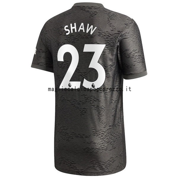 NO.23 Shaw Seconda Maglia Manchester United 2020 2021 Nero