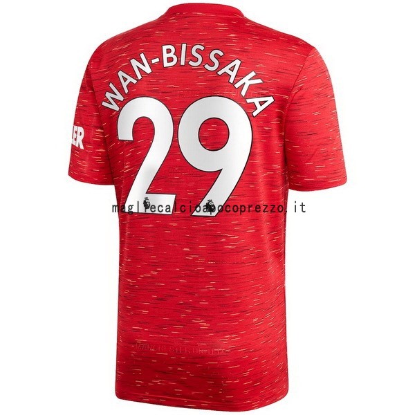 NO.29 Wan Bissaka Prima Maglia Manchester United 2020 2021 Rosso