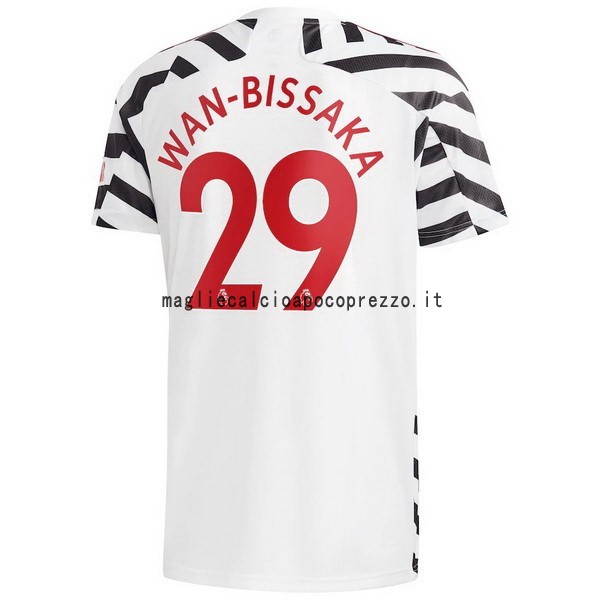 NO.29 Wan Bissaka Terza Maglia Manchester United 2020 2021 Bianco