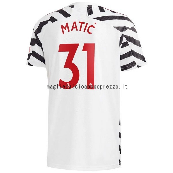NO.31 Matic Terza Maglia Manchester United 2020 2021 Bianco