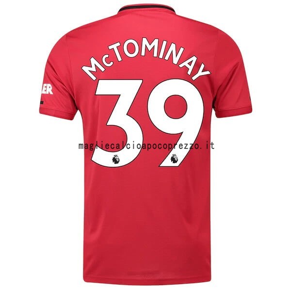 NO.39 McTominay Prima Maglia Manchester United 2019 2020 Rosso