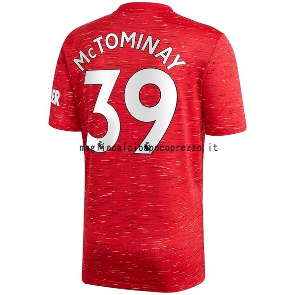 NO.39 McTominay Prima Maglia Manchester United 2020 2021 Rosso