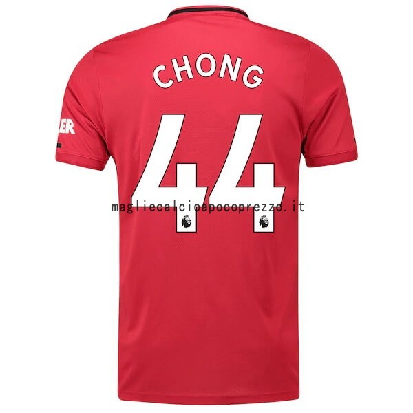 NO.44 Chong Prima Maglia Manchester United 2019 2020 Rosso
