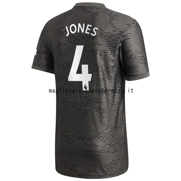 NO.4 Jones Seconda Maglia Manchester United 2020 2021 Nero