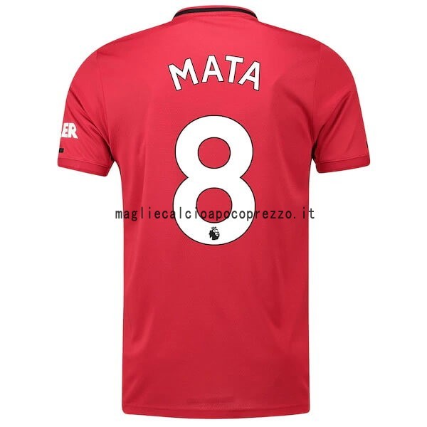 NO.8 Mata Prima Maglia Manchester United 2019 2020 Rosso