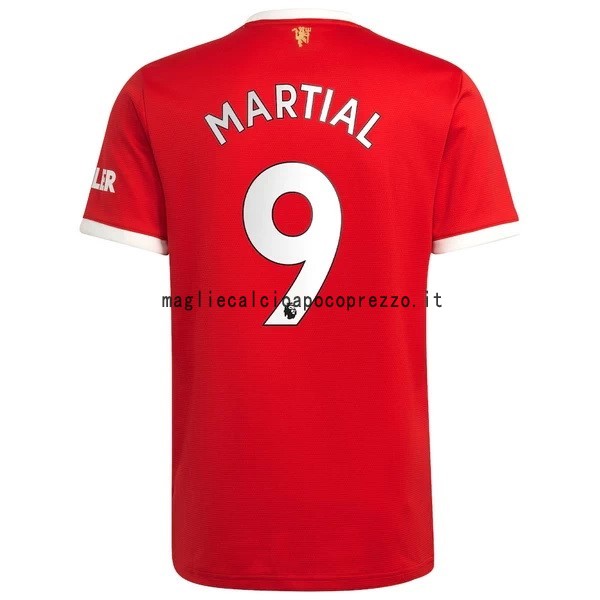 NO.9 Martial Prima Maglia Manchester United 2021 2022 Rosso