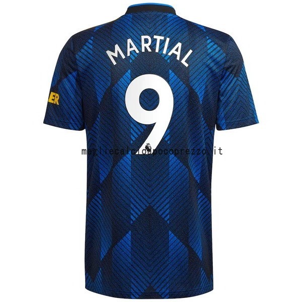 NO.9 Martial Terza Maglia Manchester United 2021 2022 Blu