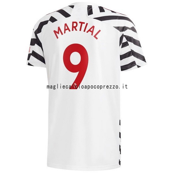 NO.9 Martial Terza Maglia Manchester United 2020 2021 Bianco