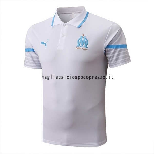 Polo Marseille 2022 2023 Bianco Blu