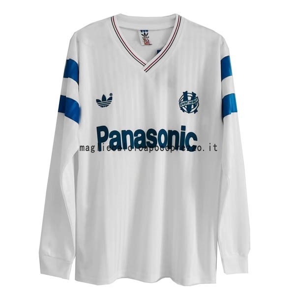 Prima Manica lunga Marseille Retro 1990 Bianco