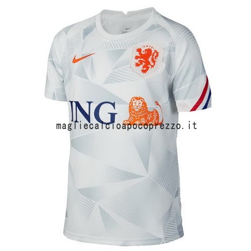 Pre Match Maglia Paesi Bassi 2020 Grigio