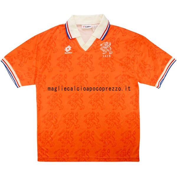 Prima Maglia Paesi Bassi Stile rétro 1995 Arancione