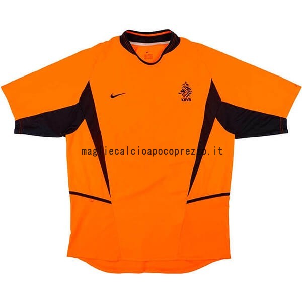 Prima Maglia Paesi Bassi Stile rétro 2002 Arancione