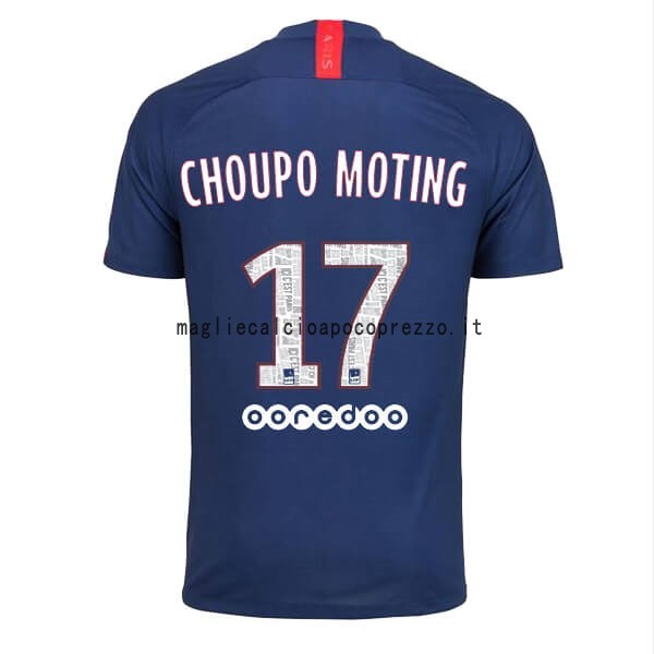 NO.17 Choupo Moting Prima Maglia Paris Saint Germain 2019 2020 Blu