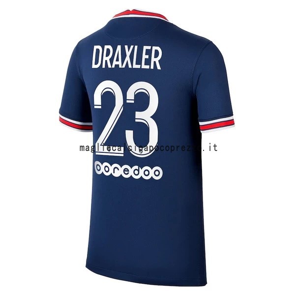 NO.23 Draxler Prima Maglia Paris Saint Germain 2021 2022 Blu