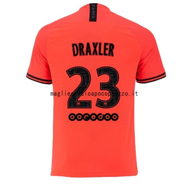NO.23 Draxler Seconda Maglia Paris Saint Germain 2019 2020 Arancione
