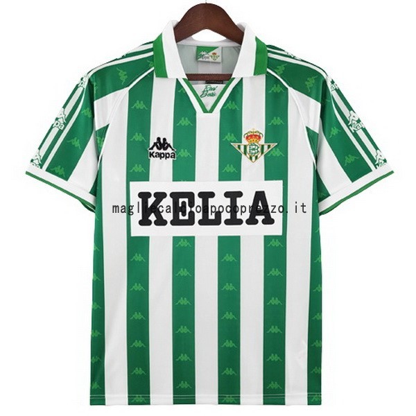 Prima Maglia Real Betis Retro 1996 1997 Verde Bianco