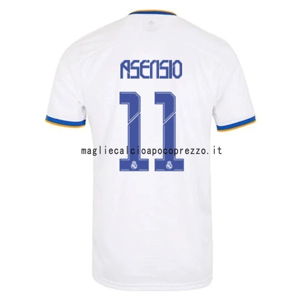 NO.11 Asensio Prima Maglia Real Madrid 2021 2022 Bianco
