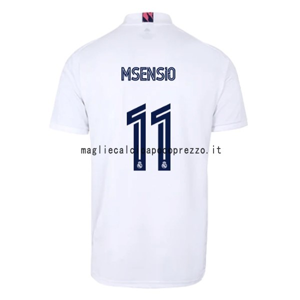 NO.11 Asensio Prima Maglia Real Madrid 2020 2021 Bianco